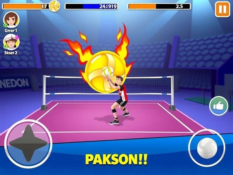 India Volleyball Rush Game Screenshot